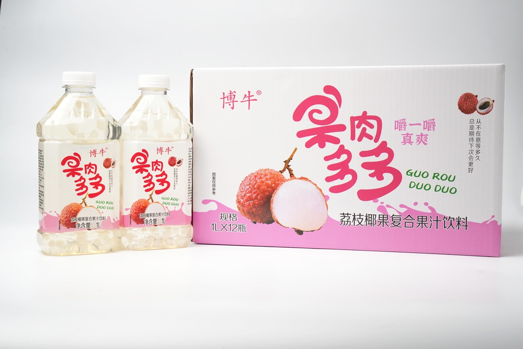 博牛1升果肉多多荔枝椰果